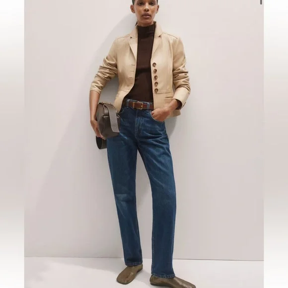 ME+EM Dark Blue Straight Leg Jeans - Picture 2 of 8